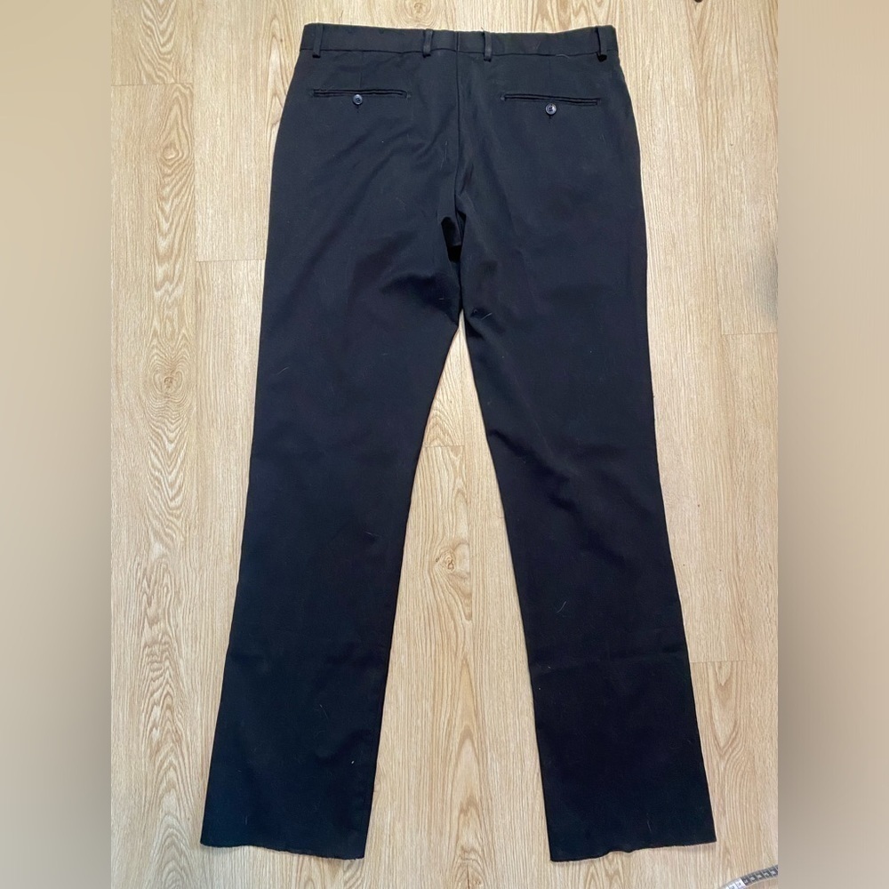 Classic Minimalist Zenformen Men's Black Trousers Timeless Tailored Pants 36R - Picture 5 of 11